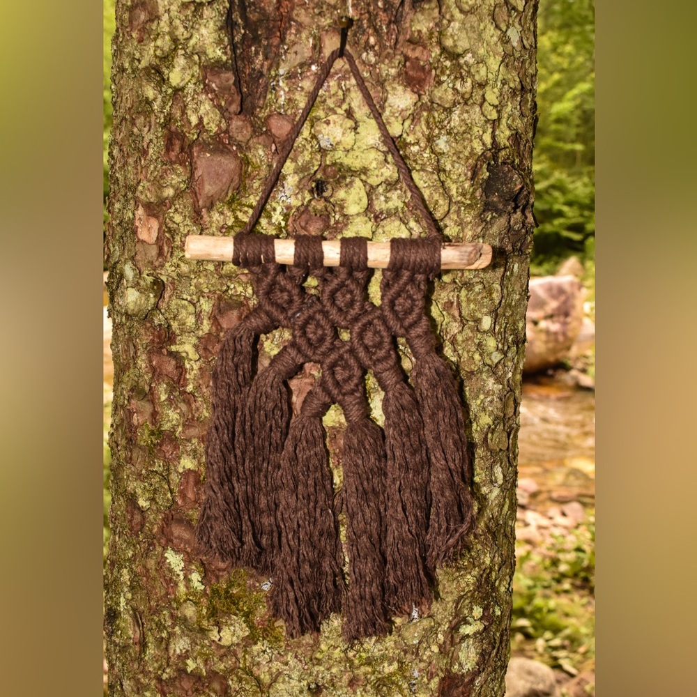 Brown Macrame Wall Decor Small